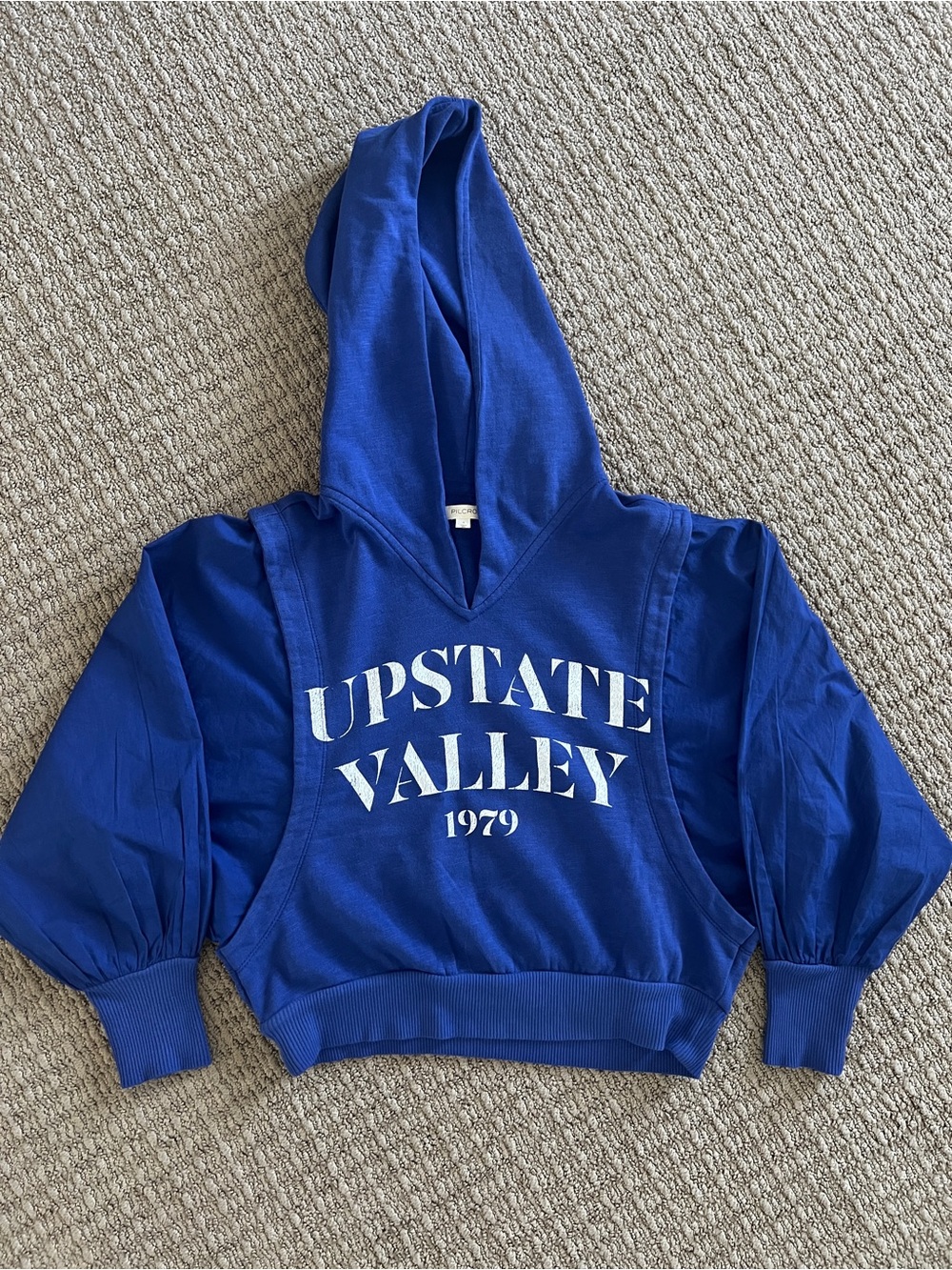 Pilcro Fabric Mix Hoodie